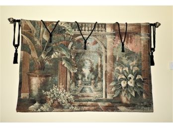 Beautiful Wall Tapestry With Rod And Tassels