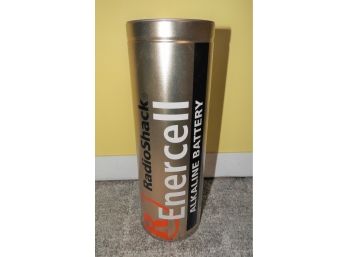 Radio Shack Enercell Alkaline Battery Collectible Bank Tin