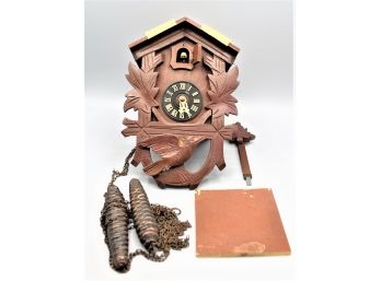 Vintage Cuckoo Clock - Great Restoration Project Or For Parts