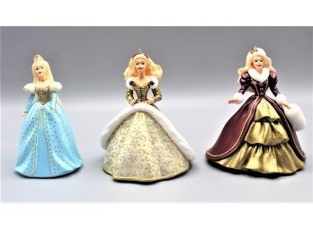 Hallmark Keepsake Ornaments - Collector's Series - Holiday Barbie, Holiday Barbie, Barbie As Cinderella