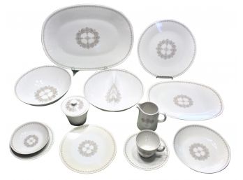 Elegant Sango 'Silhouette',  China Set And Accessories - 96 Total Pieces