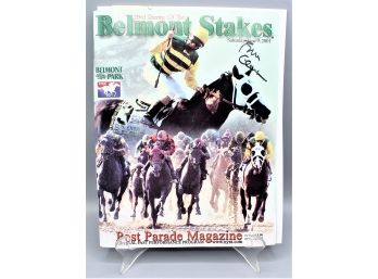 Bill Clinton Autographed Belmont Stakes September 9th, 2011 Magazine