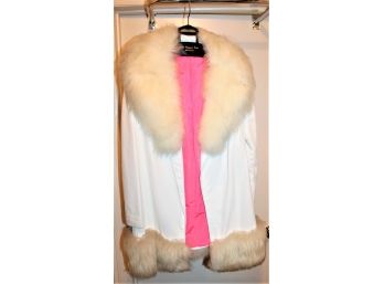 Vintage Leather W/ Pink Satin Lining - Fur Coat