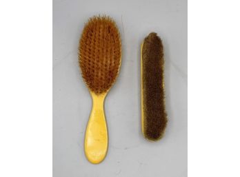 Vintage Pair Of Bakelite Brushes