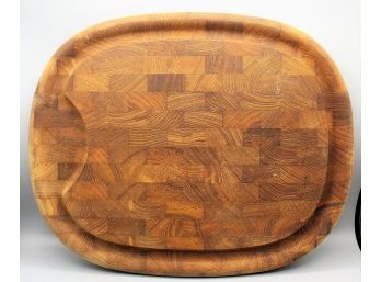 Dansk Oval Teakwood Carving Board W/ Original Box