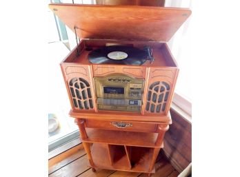 Excalibur Radio Desk - Phono/CD/TapeRadio Player - Model RD50 With Table Stand