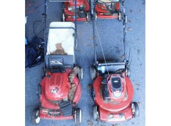 Pair Of Toro Recycler Lawn Mowers For Parts Only