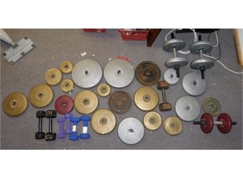 Assorted Lot Of Weights