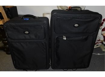 Pair Of Pierre Cardin Travel Suitcases