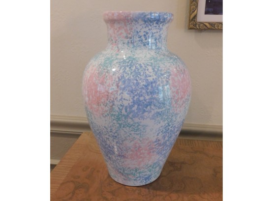 Large Colorful Ceramic Vase