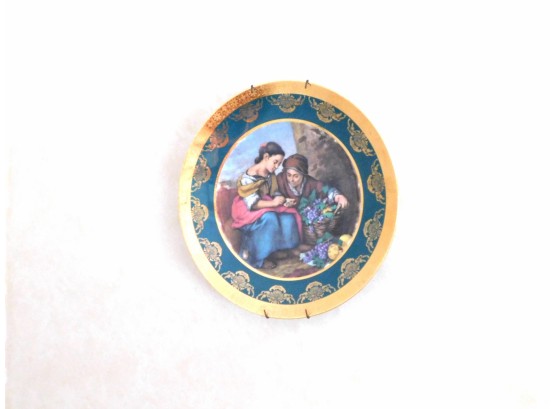 Collectors Plate Decorative Hand Painted Ceramic - Made In Western Germany