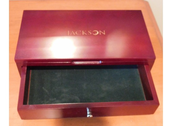 Polished Wooden Jackson Chess/checkers Box