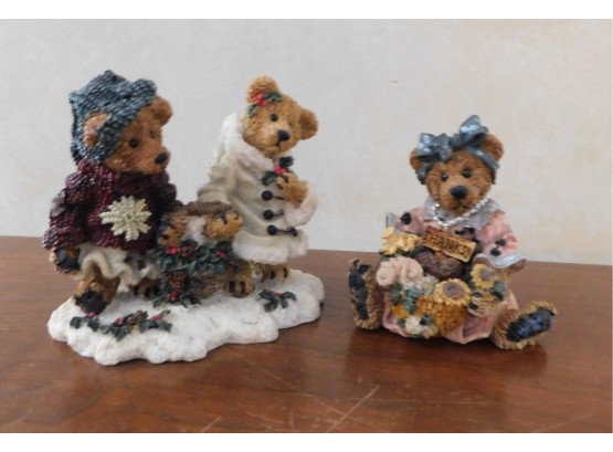 Pair Of 2 Boyd Bears - Family & Friends Figurines