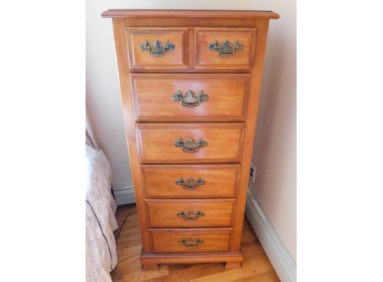 Vintage Dixie Saybrook Maple 6 Drawer Compact Dresser