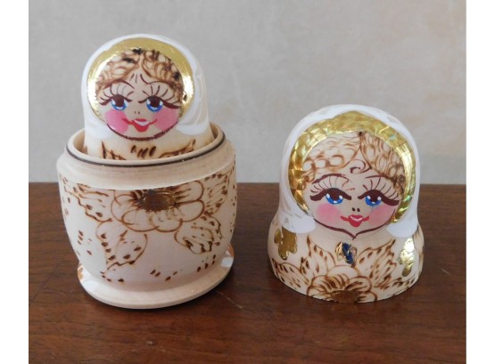 Set Of Decorative Russian Nesting Dolls