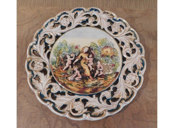 LBS - Hand Painted Decorative Ceramic Plate