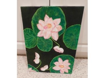 Pink Flowers - Canvas Painting