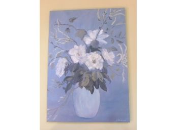 J. Dobies - Large Floral Canvas Print