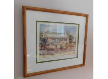Bermuda Cottage - Framed Print By C. Holding