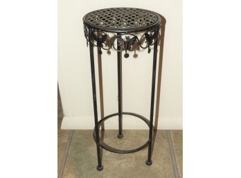 Lovely Black Metal Plant Stand