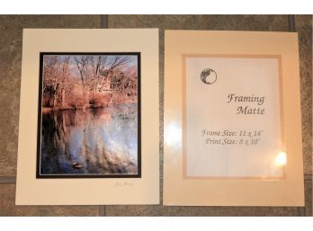 Photograph Of A Long Island Landscape By Stan Grey  & 11 X 14 New Mat
