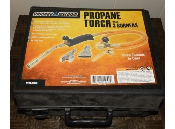 Chicago Welding Propane Torch With 3 Burners Model 91899