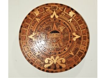 Mayan Calendar Wood Wall Decor