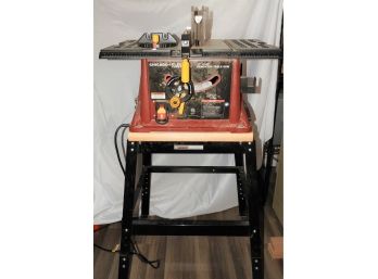 Chicago Electric Benchtop Table Saw With Stand