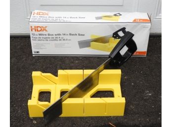 HDX 12in. Mitre Box With 14 Inch Back Saw