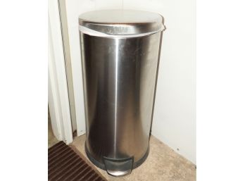 Seville Classics Stainless Steel Trash Can
