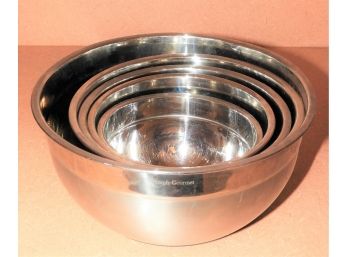 'simply Gourmet' Set Of 5 Stainless Steel Bowls