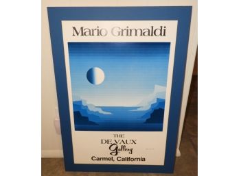 Mario Grimaldi 'the De Vaux Gallery, Carmel, California' Signed Wall Art