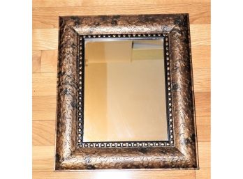 Black & Gold Framed Wall Mirror