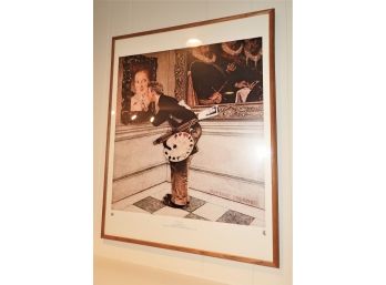 'the Art Critic' By Norman Rockwell Framed Print