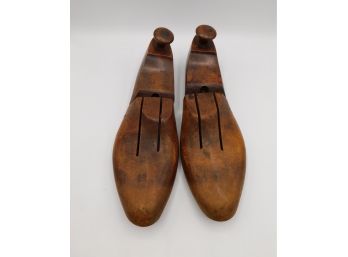 Pair Of Vintage Wooden Shoe Stretchers