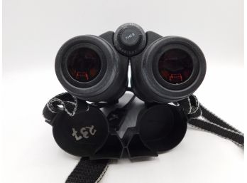 Swarovski Optik Binoculars With Brown Leather Carry Case