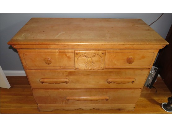 Charming Harwood Dresser W/ 3 Drawers - L44' X H34' X D20'