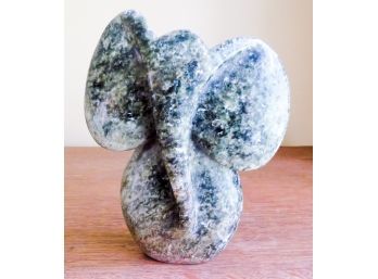 Stone Elephant Figurine - Made In Zimbabwe