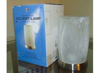 Uplight Torch - Accent Lamp - Brushed Nickel Finish - In Original Box