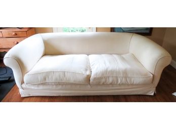 Lovely Big Burnham Down Sofa - Made In England L88' X H29' D46'
