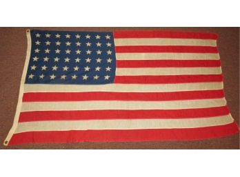 VTG American Flag W/ 48 Stars - L60' X H32'