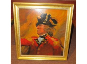 George Augustus Eliott, 1st Baron Heathfield - By John Singleton Copley - Oil On Canvas - L26' X H26.5'