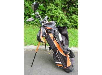 Golf Set W/ Golf Bag - Dunlop Solution Driver, Maxfli Varsity - Odyssey Dual Force - L10' X H48' X D12'