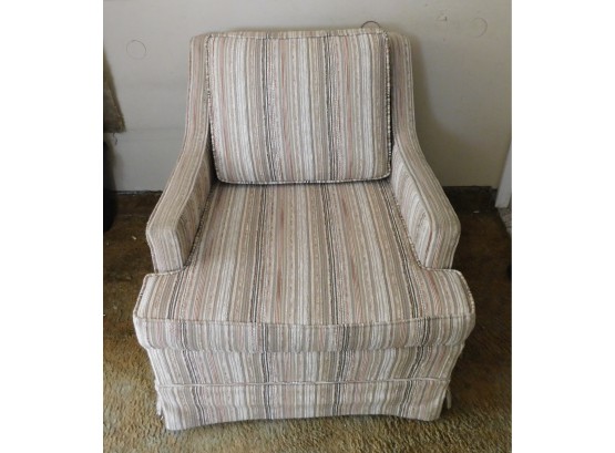 Vintage Skirted Accent Chair