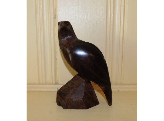 Decorative Solid Wood Eagle Statue