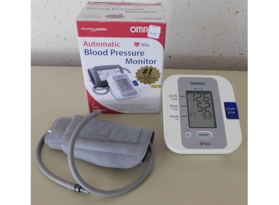 Omron Intelli Sense Automatic Blood Pressure Monitor Model # HEM-712C In Box
