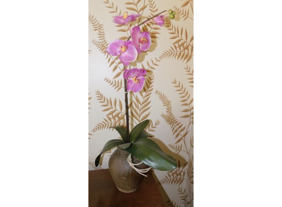 Faux Orchid Decor