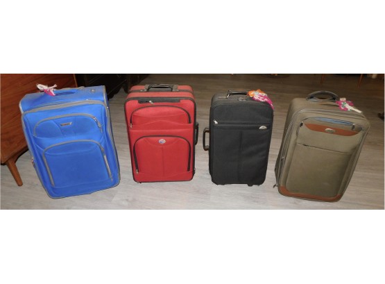 Assorted Lot Of Suitcases