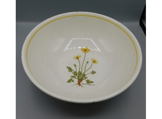 Stoviglierie Ceramic Floral Pattern Bowl Made In Italy