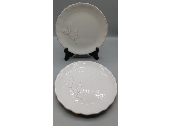 Lovely Pair Of Tracey Porter The Willow Collection Hand Crafted Ceramic Plates